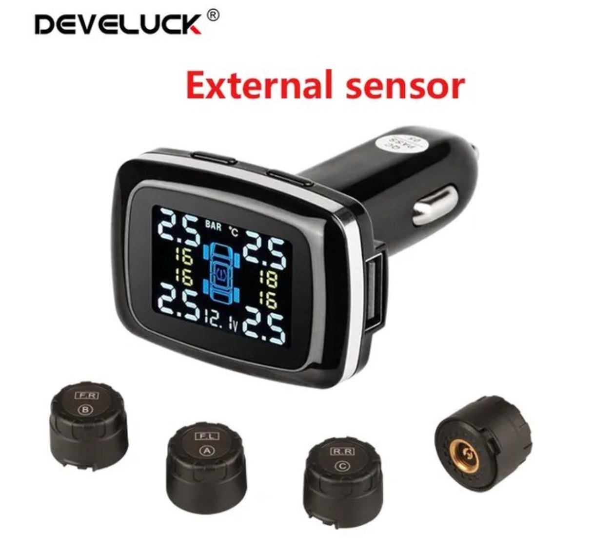 Medidor de presión de neumáticos